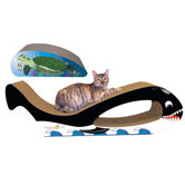 Giant Whale Recycled Paper Cat Scratching Board