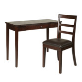 Tucson  Desk and Chair with Nail Head Accents