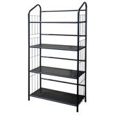 4 Tier Book Shelf in Black