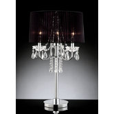 Crystal Drop 3 Light Table Lamp
