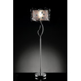 Crystal 1 Light Floor Lamp