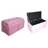 Microfiber Storage Bench