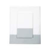 Mayfair Sheet Set in Iced Blue