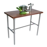 Cucina Americana Classico Prep Table with Wood Top