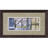 Small Tandem Trees IV Framed Artwork