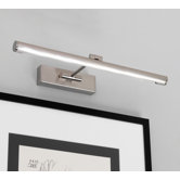 Goya LED Picture Light in Brushed Nickel