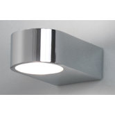 Epsilon Wall Light in Polished Chrome