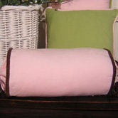 Modern Baby Girl Caffe Bolster in Pink