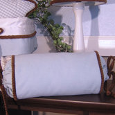 Blue Chocolate Bolster in Blue
