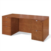 Kenwood 66" W Executive Desk Shell with Straight Front