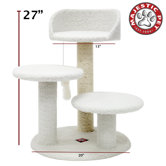 27" Bungalow Sherpa Cat Tree