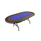 UPT Junior Eight Player Poker Table in Blue
