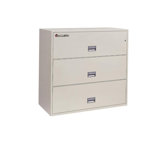 1 Hr Fireproof Key Lock 3 Drawer Letter File Safe