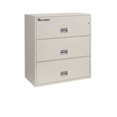 1 Hr Fireproof Key Lock  3 Drawer Letter File Safe