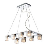 Blocs 8 Light Kitchen Island Pendant