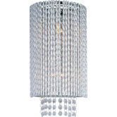Spiral Two Light Wall Sconce in Polished Chrome
