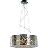 Inca 9 Light Drum Pendant