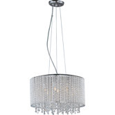 Spiral 7 Light Drum Pendant