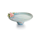 Sakura Floral Porcelain Cake Plate
