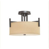 Tecido 2 Light Semi Flush Mount
