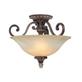 Greta 2 Light Semi Flush Mount