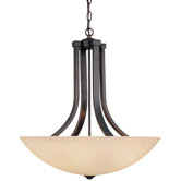 Fireside 4 Light Inverted Pendant