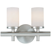 Alto  Vanity Light  in Satin Nickel