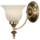 Richland One Arm Wall Sconce in Old Brass