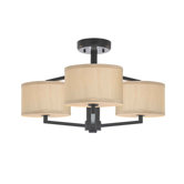 Monaco 3 Light Semi-Flush Mount