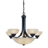 Fireside 8 Light Bowl Chandelier