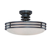 Saturn 3 Light Semi Flush Mount