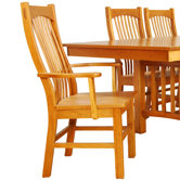 Brookhurst Slatback Arm Chair