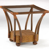 Floral Tulip End Table