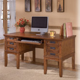 Cross Island Storage Computer Desk