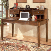 Hamlyn Large Leg Computer Desk with Hutch