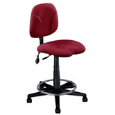 Height Adjustable Task Drafting Chair with Swivel.
