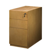 Luminary 19" Pedestal with Three Drawers