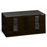 C-File: Ten-Drawer Flat File with Optional Flush Base