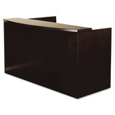 Mira Series Wood Veneer Reception Desk Shell, 72W X 36D X 43 1/2H