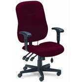 Comfort Series Mid-Back Executive Posture Swivel / Tilt Office Chair with Arms