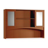 Double Height Hutch with Glass Doors