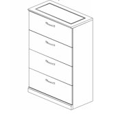 Sorrento 4-Drawer Lateral File