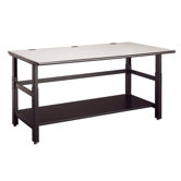 Techworks Network Enclosures and Racks: 72" x 36" Adjustable Table with Worksurface