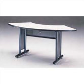 Meeting Plus: 67" x 24" Crescent Meeting/Training Table