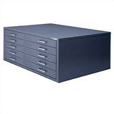 C-File: Five-Drawer Flat File with Optional Base