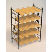 Wicker 20 Bottle Wine Rack