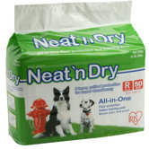 Neat 'n Dry Training Pads for Puppies and Dogs (50 Pack)