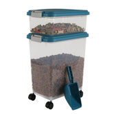 Airtight Pet Food Storage Container Combo