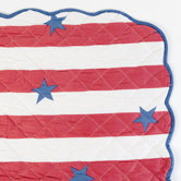 Stars and Stripes Crib Blanket