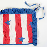 Stars and Stripes Crib Bumper